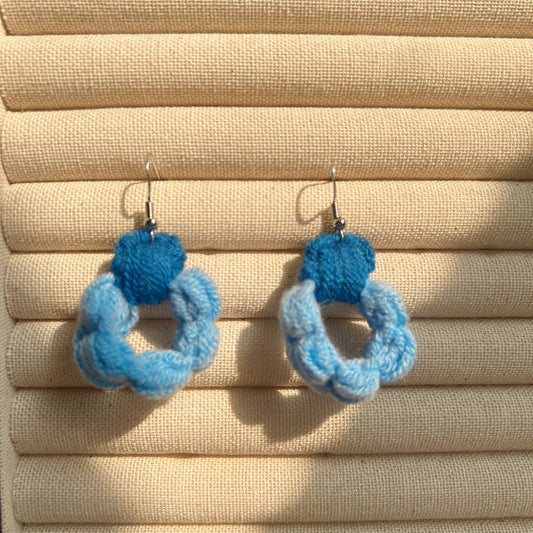 Handmade Knit Earrings with Customization Options