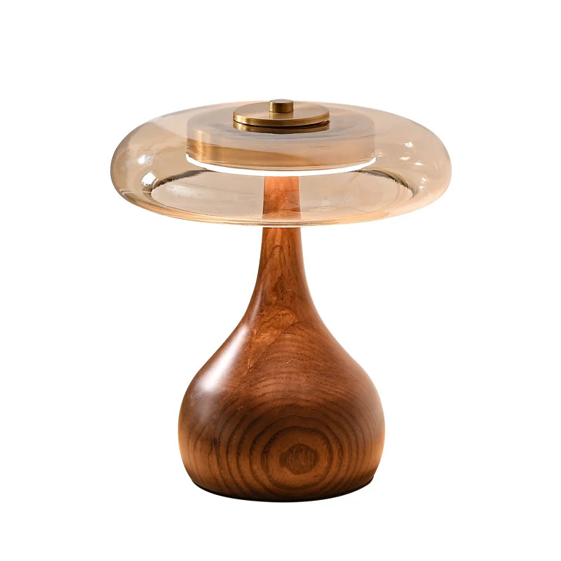 Modern Wooden Base Table Lamp