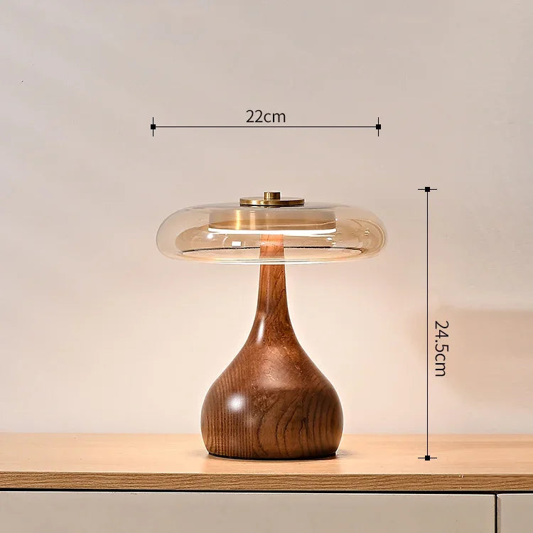 Modern Wooden Base Table Lamp